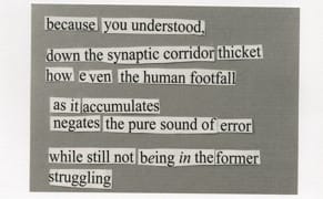 Call and Response: Kathleen Fraser’s “movable TYYPE”