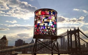 Dumbo's New Recycled Watertower