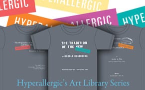 Introducing the Hyperallergic Art Library T-shirts
