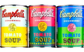 Product Alert: Warhol Soup Cans (Real Ones) and Makeup Coming Soon