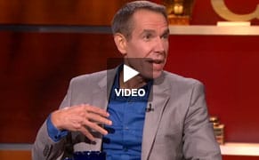 Jeff Koons' Pseudo-Spiritual Explanation of Art on Colbert Nation
