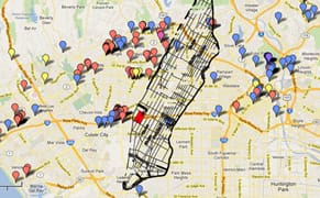 How Does the LA Scene Measure Up (Literally) with NYC?
