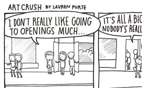I Hate Art Openings, Except When …