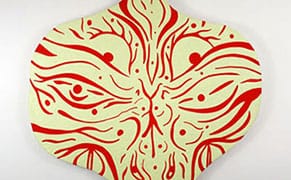 When a Painting Glows in the Dark