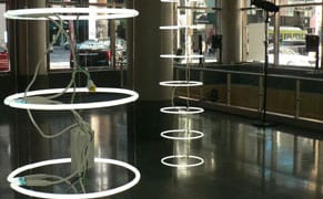 Secret Dildo Sculptures and Abstract Neon Erotica