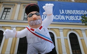 Inflatable Dictators, Cardboard Robots, and Other Interventions in the Chilean Street