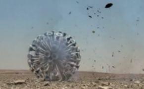 Making the Ugly Attractive: A Self-Propelled, Biodegradable Mine Detonator