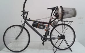 Beijing Bike-Sculpture Filters the City's Pollution