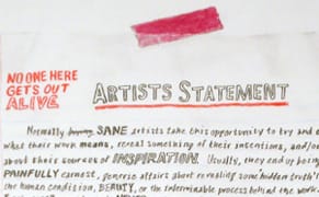 The Anti-artist-statement Statement