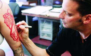 Grafting Graffiti Style Onto Skin