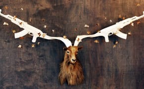 Peter Gronquist Satirizes Hyper-American Culture