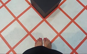 In Channa Horwitz’s Orange Grid