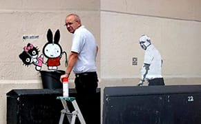 When Street Art Goes Meta