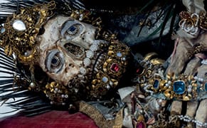 Medieval Bling: Skeletons Encrusted in Jewels and Gold