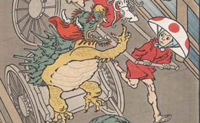 The Literal Floating World of Video Games in Ukiyo-E Art