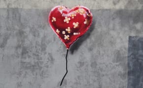 Banksy's Busy Weekend NYC Projects: Diorama, Heart, Syrian War