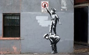 Banksy Surfaces in New York With New Work, Playful Telephone Hotline