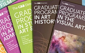 2013 Editions of CAA’s Directories of Graduate Programs in the Arts Now Available