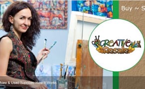 A New Site for Repurposing and Reselling Used Art Supplies