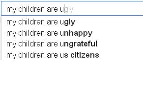 The Found Poetry of Google Autocomplete