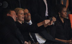 Today in 'End of History': Obama Snaps Funeral Selfie at Mandela Memorial