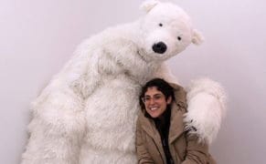 A Polar Bear's Lap Is the Best Place to Be