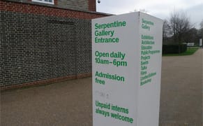 Santa's Con: Protestors Challenge Serpentine Gallery on Unpaid Labor