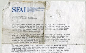 Your Graffiti "Looks Like Shit," a Historic Letter to Alicia McCarthy