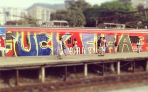 The Politics of Rio Graffiti and Unrest Over the World Cup