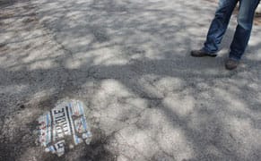 Covering a City's Potholes with Art