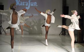 Voguing Andy Warhol in Whiteface