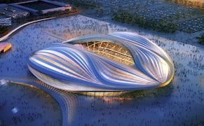 Zaha Hadid Qatar World Cup Stadium Laborers Paid a Pittance