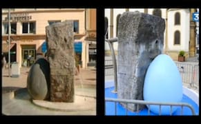 Town Paints Sculpture Blue, to Artist's Horror