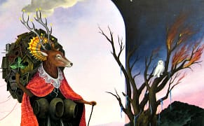 A Strange Scene of Star Cats and Astronomy