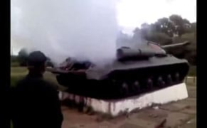 Ukrainian Separatists Lift Soviet Tank, Howitzers from Local Museum