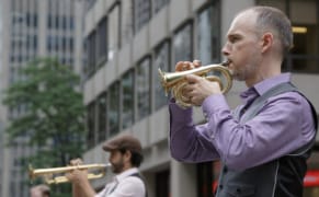 A Musical Urban Intervention Turns Brooklyn into Trumpet City