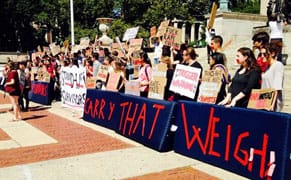Two Weeks Into Performance, Columbia Student Discusses the Weight of Her Mattress