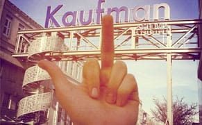 A Small Protest Against a Public Street Turned Private in Queens