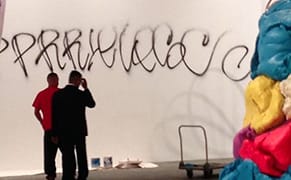 Another Vandal Hits Jeff Koons Retrospective