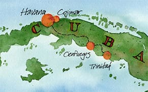 Drawing Hemingway's Cuba