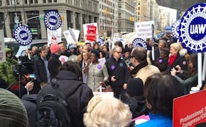 Part-Time Faculty Protest Conditions at the New School
