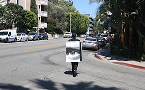 100 Walkers Spread Cryptic Signage Throughout West Hollywood