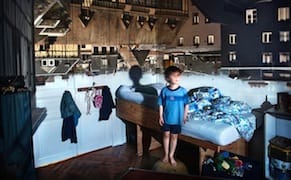 Capturing Interior and Outside Worlds in Just One Shot