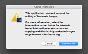 What Happens When You Try to Photoshop Money