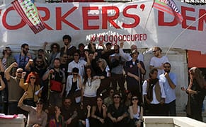 The Guggenheim and Protesters Both Respond to #GuggOccupied in Venice