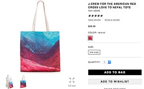 J. Crew Offers a Tote-ally Useless Way to 'Help' Nepal