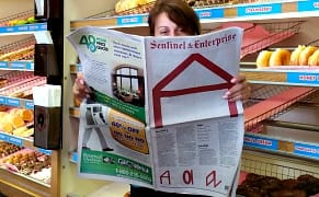 Artists Redesign the Alphabet, One Letter Per Day, on the Front Page of a City Newspaper