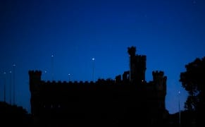 Bringing a Constellation Down to Earth at a Ruined Castle on the Hudson
