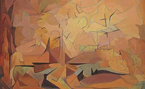 The Little-Known Engineer Who Made the First Abstract Paintings in the US