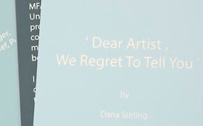 In a Success-Driven Culture, an Artist Publishes Her Rejection Letters